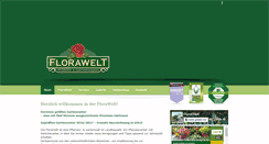 Desktop Screenshot of florawelt.de